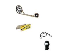 COMPATIBILE CON BMW F750GS F850GS 2018 AL 2022 KIT TRASMISSIONE CATENA CORONA PIGNONE PER MOTO DID 525VXR ORO LUN 122 MAGLIE,CORONA ACCIAIO P525-Z44,PIGNONE P525-Z17 SPECIFICO
