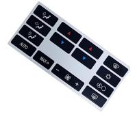 Compatibile con BMW per E39 1996 1997 1998 1999 2000 2001 2002 Pulsanti di Ricambio per Pannello di Controllo del Clima AC Decalcomanie Accessori per La Riparazione Auto Pulsante Adesivi