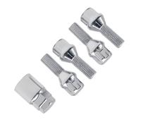Compatibile Con Bmw Per E46 1997-2006 Per 5 Per La Serie 1981-2010 Borchie Ruota Auto 1 Set M12x1.5 4 + 1 Dado Pneumatico Per Set Bulloni Lug Stud
