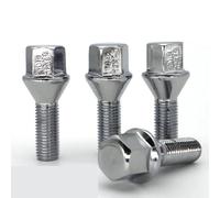 Compatibile Con Bmw Per E46 1997-2006 Per E90 2004-2008 Borchie Ruota Auto 4x M12x1.5 26mm Lug Nut Hub Per Set Di Bulloni Prigioniero Del Pneumatico