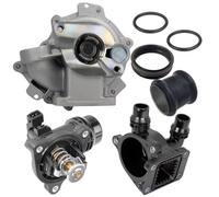 Compatibile Con BMW Per E87 E90 E91 E92 X1 E84 N46 Termostato Liquido Raffreddamento Pompa Dell'acqua Motore Dell'auto Con Kit Flangia 11517515778 11537510959 Pompe auxiliaire Voiture