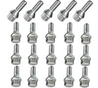 Compatibile Con Bmw Per E90 2004-2008 Per E91 2004-2008 Auto Ruota Borchie 16 Pcs 26 Millimetri M12x1.5 Mozzo Ruota Bullone Dado Set Lug Pneumatico