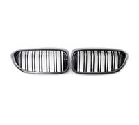 Compatibile con BMW Per G30 G31 G38 2017 2018 2019 2 Piezas Parrillas De Parachoques Delantero Tipo Riñón Fibra Carbono Per Competición Auto Griglia Anteriore