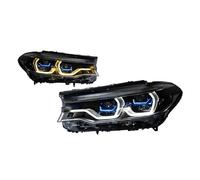 Compatibile Con BMW Per G30 G38 Fari 525i 530i 2017 2018 2019 2020 DRL Indicatori Di Direzione Abbaglianti Lente Proiettore Spoon 2 Pezzi