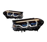 Compatibile Con BMW Per G30 G38 Faro 2017 2018 2019 2020 Fari 525i 530i DRL Indicatore Di Direzione Abbaglianti Lente Proiettore Spoon 2 Pezzi