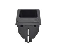 Compatibile Con BMW Per La Serie E46 1999-2006 Doppio Foro Car Styling Anteriore Console Centrale Scatola Portamonete + Portabicchieri Portatazza Auto(Nero,A)
