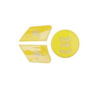 Compatibile Con BMW Per M3 F80 M4 F82 F83 M5 F10 M6 F06 Accessori Per Auto Volante M1 M2 Pulsante Interruttore Modalità Sostituisci Il Cappuccio Di Copertura Adesivo Pulsanti Interni(Giallo)