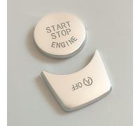 Compatibile Con BMW Per Serie 1 2 Coupé F22 F20 F52 Copertura Del Pulsante Della Spia Di Avvertimento Dell'auto Adesivo Decorativo Per La Copertura Di Avvio E Arresto Adesivi Auto(4)