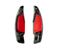 Compatibile Con BMW Per Serie G 1 Paio Di Adesivi Per L'estensione Del Cambio Al Volante In Fibra Di Carbonio Accessori Per Auto(Red)