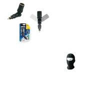 COMPATIBILE CON BMW R 1100 RT SE 2000-2002 PRESA ACCENDISIGARI 12/24V SPINOTTO ADATTATORE 39052 LAMPA ATTACCO DIN SNODABILE 120° 190X115X40MM