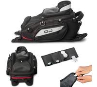 COMPATIBILE CON BMW R 1200 GS ADVENTURE BORSA DA SERBATOIO PER MOTO OJ M166+M115 SHARP 11,5 LT BORSELLO CON ATTACCO UNIVERSALE DI CINGHIE O MAGNETI TUTTO INCLUSO ZAINO NERO 22X35X15CM
