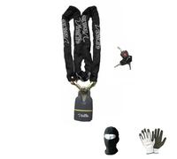 COMPATIBILE CON BMW R 1200 GS CATENA ANTIFURTO BLOCCO UNIVERSALE CON MAGLIA 10X10 MT 1.5 ACCIAIO CATENACCIO AD U,PESO CIRCA 3 KG ANTIRAPINA-FURTO-ALLARME MECCANICO