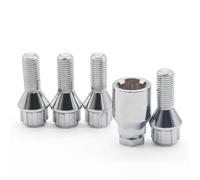 Compatibile con BMW Serie 1 E81 E82 E87 E88 2003-2013 5 pezzi M12 X 1,5 Bulloni di bloccaggio delle ruote Viti per pneumatici Dadi Perni ruota Accessori per auto Ricambi Auto