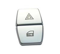 Compatibile con BMW Serie 5 F10 la copertura decorativa pulsante della spia di avvertimento dell'auto pomelli del cambio cromati.