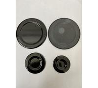 COMPATIBILE CON BOREAL BOMPANI 4 piattelli in ferro smaltato con bordo superiore salva fiamma per cucine a gas 2 rapidi 1 semirapido 1 ausiliare made in italy SA 368 4 P