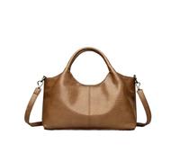Compatibile con borsa da donna, a tracolla casual, shopping multifunzionale chiusura a cerniera(Chocolate)