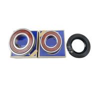 Compatibile con Bosch, guarnizione dell'acqua for lavatrice a tamburo (37,4 * 62 * 10/12) + cuscinetti 2 pezzi (6206 6205)
