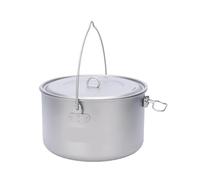 Compatibile con Boundless Voyage Camping Titanium Hanging Pot manico Picnic Escursionismo Bollitore grande capacità Pentole 1.3L .9L 2(Ti2043C-1.3L)