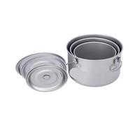 Compatibile con Boundless Voyage Camping Titanium Hanging Pot manico Picnic Escursionismo Bollitore grande capacità Pentole 1.3L .9L 2(Ti2044C-1.95L)