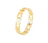 Compatibile con bracciale regolabile placcato oro, vintage semplice(B041-2-s)