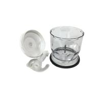 Compatibile con Braun, coperchio for coltello a tazza da 350 ml | Tazza di miscelazione da 350 ml con coltello e coperchio, adatta for MQ5025/MQ525, parti del mixer