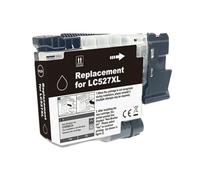 Compatibile con Brother, inchiostro LC527 LC527XL | Adatto for MFC-J4350DW, utilizzo MFC-J4550DW, corpo compatto, uscita stabile(1PC LC527XL Black)