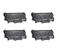 Compatibile con Brother TN-2220-4 x toner nero per circa 2.600 pagine (copertura del 5%), confezione da 4 pezzi, tra cui per Brother MFC-7320W, Brother HL-2150N.