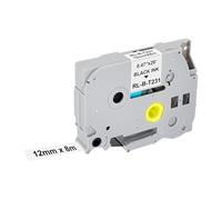 Compatibile con Brother TZe-231 P Touch Nastro per nastri Brother P-Touch 12 mm TZ TZE Tape White Nastro laminato per P-Touch PT-H100R PT-H105 PT-H100LB PT-H110 H107B PT-D400 PT-1000