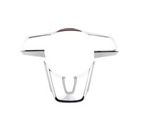 Compatibile con Buick Encore Verano, Pulsanti del Volante dell'auto, Pannello di Protezione, Rivestimento Adesivo, Accessori (Argento)