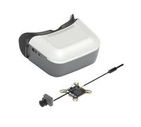Compatibile con CADDX Walksnail Ascent Lite Kit di trasmissione video digitale HD con 1080P 60FPS, bassa latenza di 35 ms e portata di 3 km for occhiali da drone(With Goggles set)