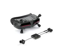 Compatibile con Caddx Walksnail Avatar HD Goggles X con kit HD Pro Versione doppia antenna e sistema di tracciamento testa cardanica GM3 for droni(With HD Pro Kit)