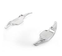 Compatibile con Cadillac per CT6 2016 2017 2018 Estensione delle Palette del Cambio al Volante Dell'auto Copertura del Cambio in Alluminio Universale Paletta Cambio Volante del(Silver)