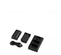 Compatibile con Canon LP-E6P Confezione da 2 batterie e caricabatterie USB for fotocamera EOS R8 R7 R5 5D 6D II 90D