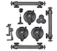 Compatibile con Canon/Nikon SLR, proiettore, stabilizzatore video Gimbal - Supporto for treppiede for fotocamera con tripla ventosa a vuoto, carico massimo 50 kg