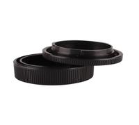 Compatibile con Canon, set di cappucci for attacco RF | Corpo e copriobiettivo posteriore, accessorio for fotocamera serie EOS R/RP/R3/R6(Lens Cap Body Cap)