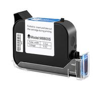 Compatibile con cartucce d'inchiostro for stampanti portatili TIJ da 12,7 mm, confezione da 1/2/3/5 pezzi, for marcatura industriale(1PC-Black)