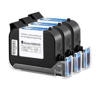 Compatibile con cartucce d'inchiostro for stampanti portatili TIJ da 12,7 mm, confezione da 1/2/3/5 pezzi, for marcatura industriale(3PC-Black)