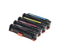 Compatibile con cartuccia di toner HP 410X/CF410X-CF413X - Adatta alle serie Color LaserJet Pro M452dw/M477fnw/M377dw(1PC Y(5000pages))
