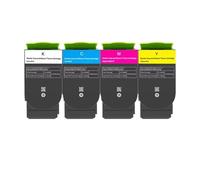 Compatibile con cartuccia toner a colori Lexmark CS317 CS317DN confezione da 4 for stampanti CS417 CS517 CX317 CX417 CX517 Series(1PCS Cyan EU)