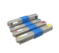 Compatibile con cartuccia toner a colori OKI Classe A - Toner pieno, adatta alle stampanti serie MC351/MC362/MC561/MC562dn(1 pack Yellow)