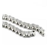 Compatibile con catene a rulli a fila singola in acciaio inossidabile 304 generiche 04C 05B 06B 08B 06C 08A 10A Catena di trasmissione da 1/1,524 metri(08A-120links,1 Meter)