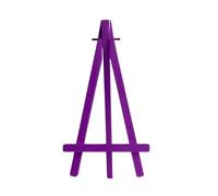 Compatibile con cavalletto in plastica portatile Mini supporto for pittura regolabile espositore Art Desktop Phone Home(Purple)