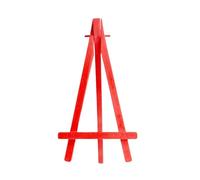 Compatibile con cavalletto in plastica portatile Mini supporto for pittura regolabile espositore Art Desktop Phone Home(Red)