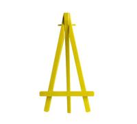 Compatibile con cavalletto in plastica portatile Mini supporto for pittura regolabile espositore Art Desktop Phone Home(Yellow)