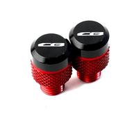 Compatibile con CB650R CB650F CB500X CB500F CB1000R CB400 CB750 Hornet CNC Moto Specchietto retrovisore Foro Tappi Bulloni Copri Viti(T Red)
