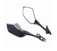 Compatibile con CBR600RR 2003-2019 CBR 1000RR 2004-2007 Coppia di specchietti retrovisori laterali a LED for motocicletta, neri in carbonio(Carbon)