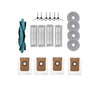 Compatibile con Cecotec Conga 11090 / Conga 13090 Spin Revolution Parti for aspirapolvere Rullo principale Spazzola laterale Filtro Hepa Panno for mocio Sacchetto for la polvere(17pcs)