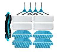 Compatibile con Cecotec Conga 3290 3390 3490 3590 3690 3790 3890 Ultra Titanium Vital Aspirapolvere Filtro Hepa Spazzola principale Mop Panno Parti (Color : Set17)