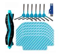 Compatibile con Cecotec Conga 4090 4490 4690 5090 5490 6090 Robot Aspirapolvere Laterale/Spazzola a Rullo Morbido Mop Panno Stracci Ruota Accessori(Set5)