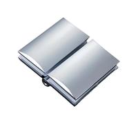 Compatibile con cerniera for porta in vetro curvato a 180 gradi con apertura verso l'interno XYGL, clip for bagno e doccia luminosa(Double)